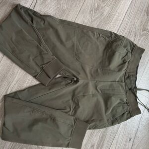 Lululemon Athletica Dark Olive Joggers